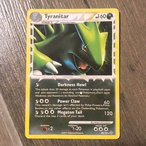 Tyranitar Pokémon card